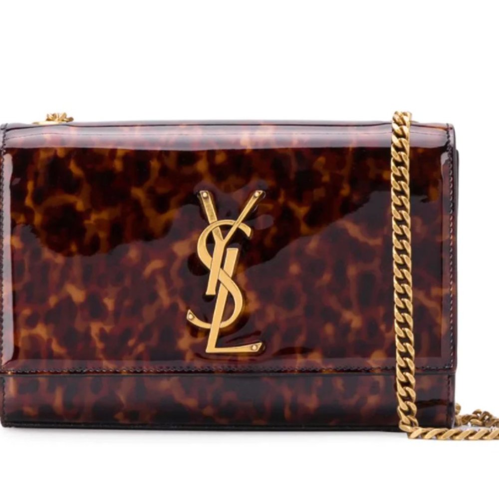 YSL Saint Laurent KATE SMALL IN TORTOISE